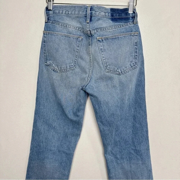 Frame  Womens 24 Rigid Re-release Le High Straight Jeans - Picture 14 of 16